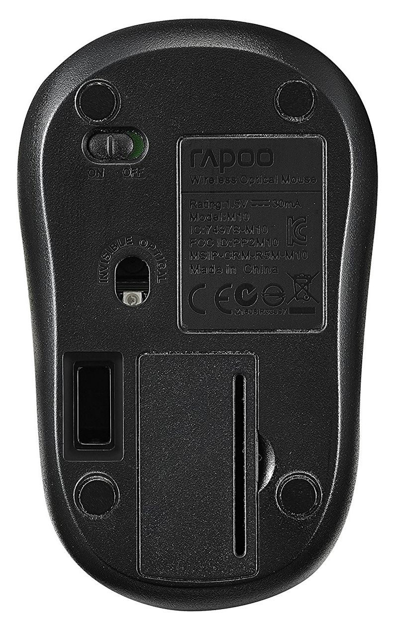 M10 Plus 1000 DPI Büro Maus Optisch  (Schwarz) 