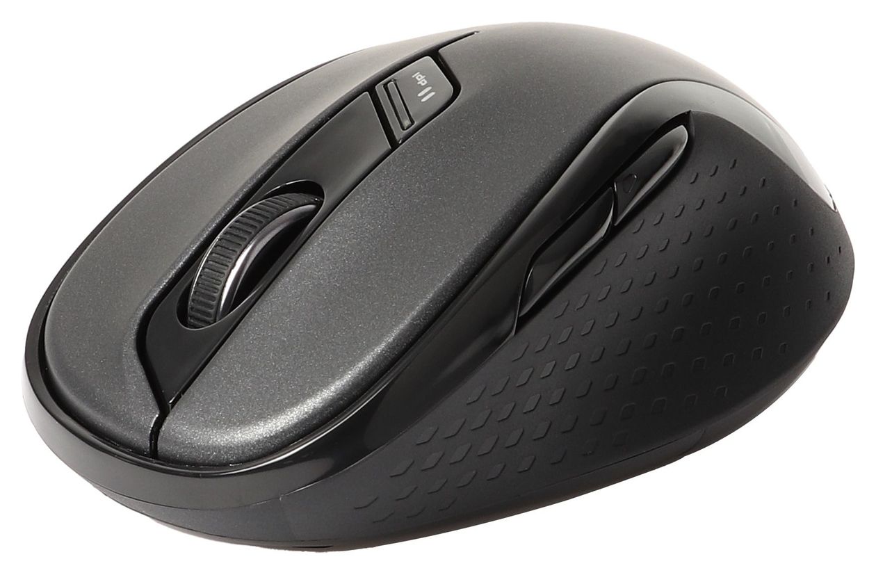 M500 Silent 1600 DPI Büro Maus Optisch  (Schwarz) 