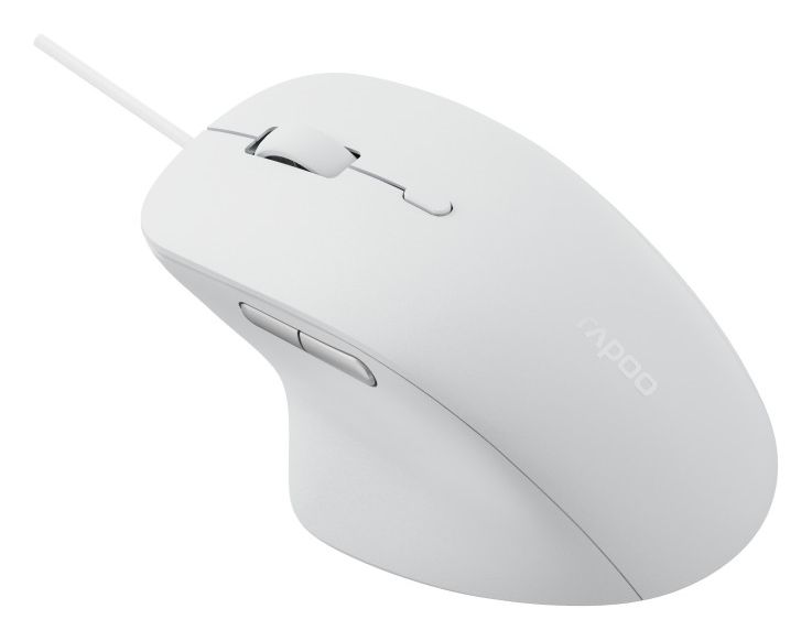 N500 3600 DPI Büro Maus Optisch  (Weiß) 