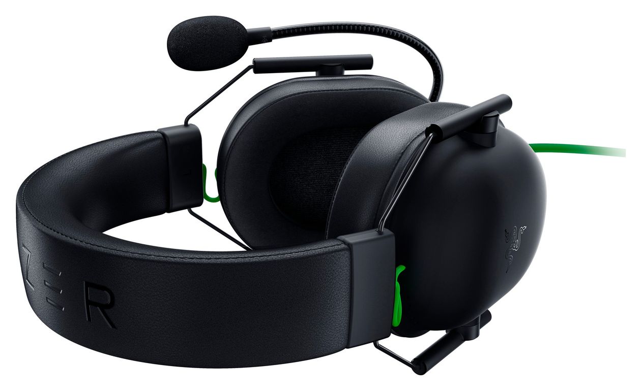 Blackshark V2 X Over Ear Kopfhörer Kabelgebunden  (Schwarz, Grün) 