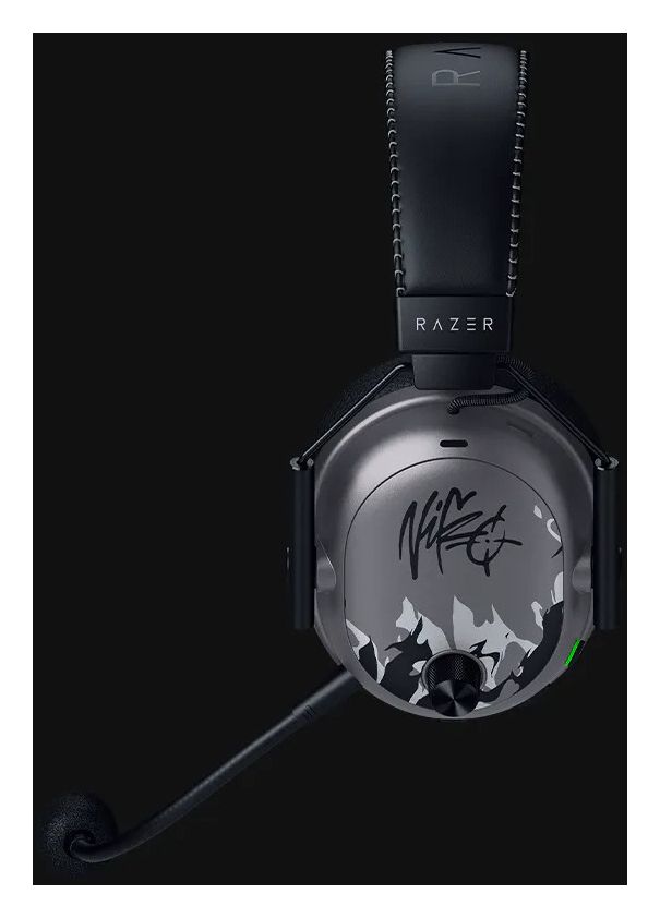 Blackshark V3 Pro Niko Edition Over Ear Bluetooth Kopfhörer kabelgebunden&kabellos USB Typ-C  (Grau) 