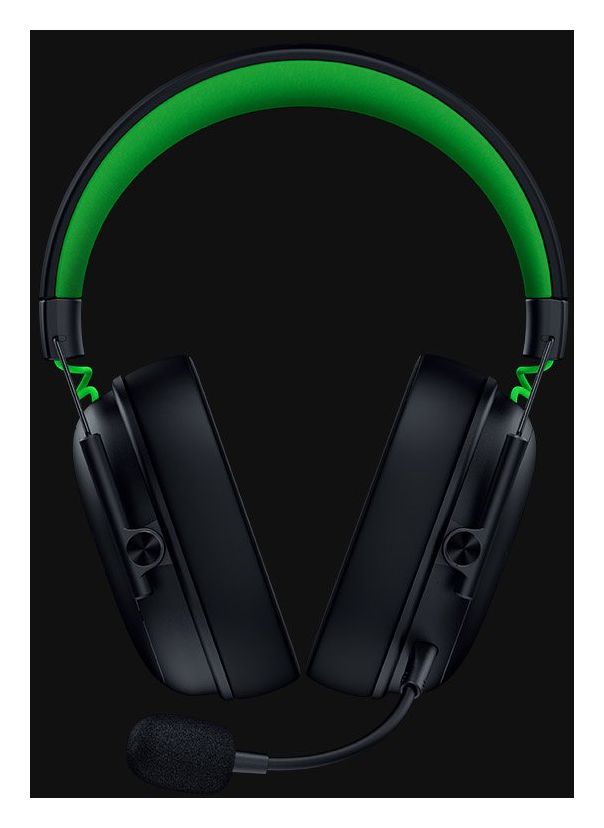 BlackShark V3 X HyperSpeed Over Ear Bluetooth Kopfhörer kabelgebunden&kabellos 70 h Laufzeit USB Typ-A  (Schwarz, Grün) 