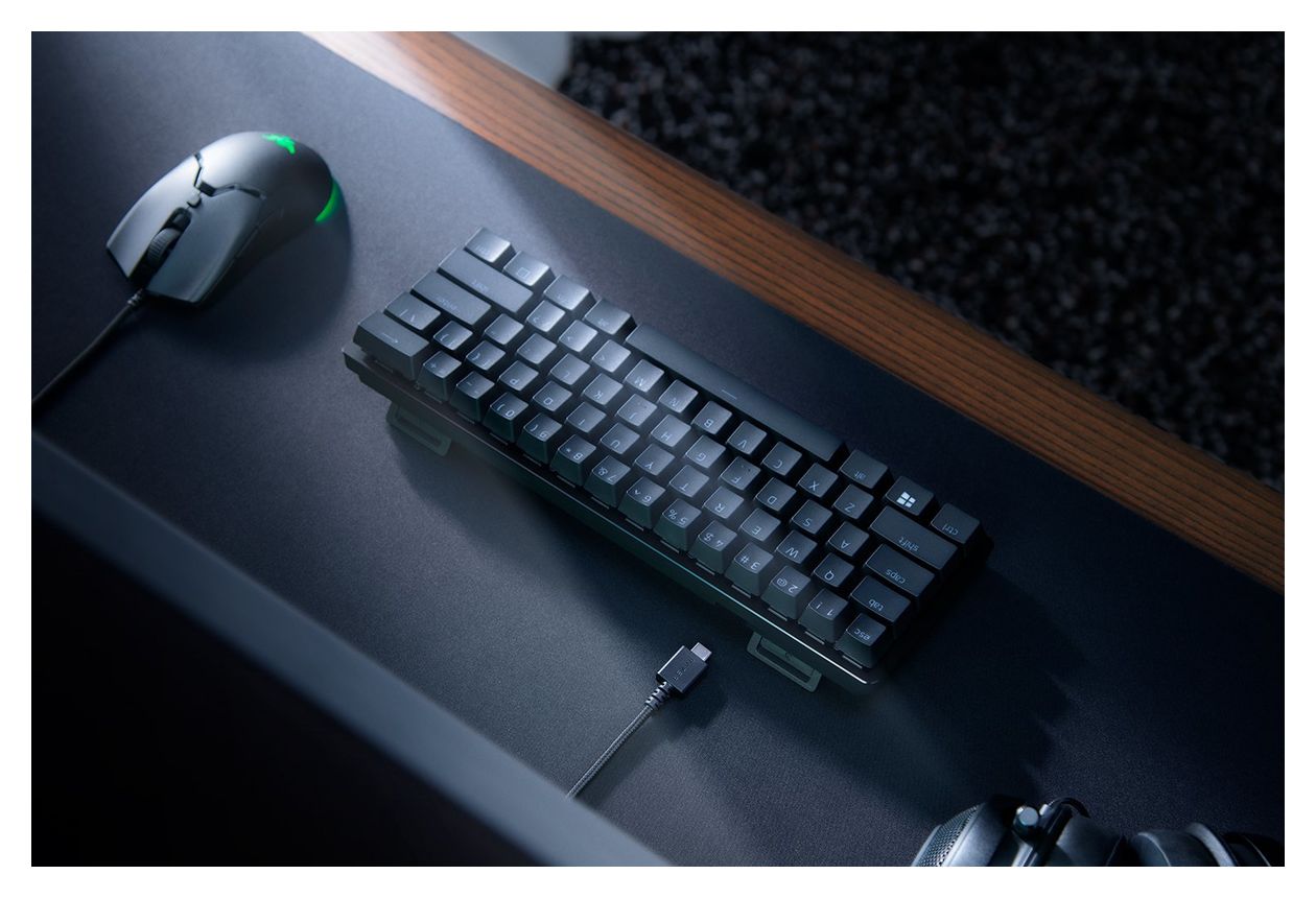 Huntsman Mini RGB-LED Gaming Tastatur USB  (Schwarz) 