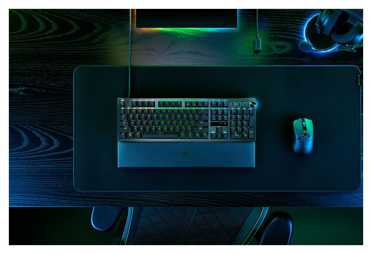 Huntsman V3 Pro RGB-LED Gaming Tastatur USB  (Schwarz) 