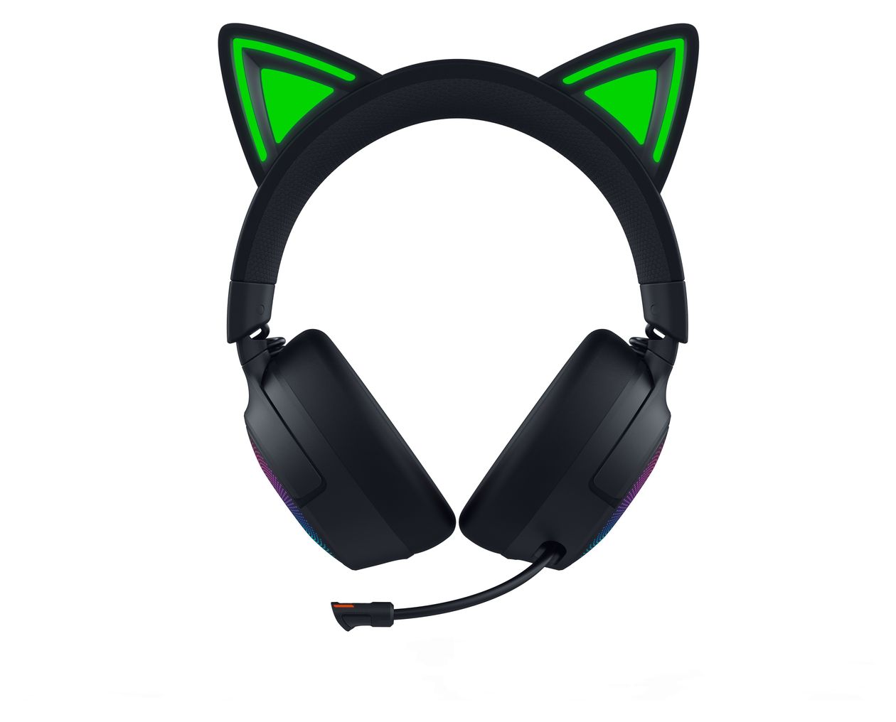 Kraken Kitty V3 Pro Over Ear Bluetooth Kopfhörer kabelgebunden&kabellos USB Typ-A  (Schwarz) 