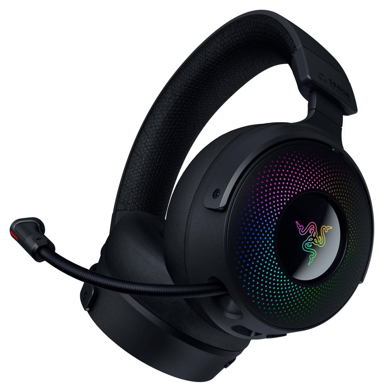 Kraken V4 Pro Ohraufliegender Bluetooth Kopfhörer kabelgebunden&kabellos 50 h Laufzeit USB Typ-A  (Schwarz) 