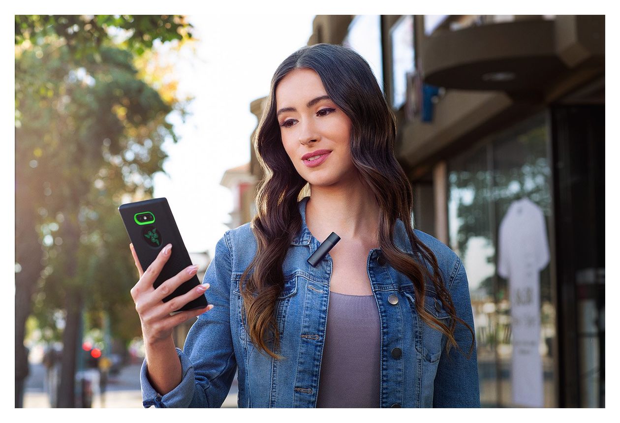 Seiren BT kabellos Mobiltelefon/Smartphone-Mikrofon 48 kHz Bluetooth  (Schwarz) 