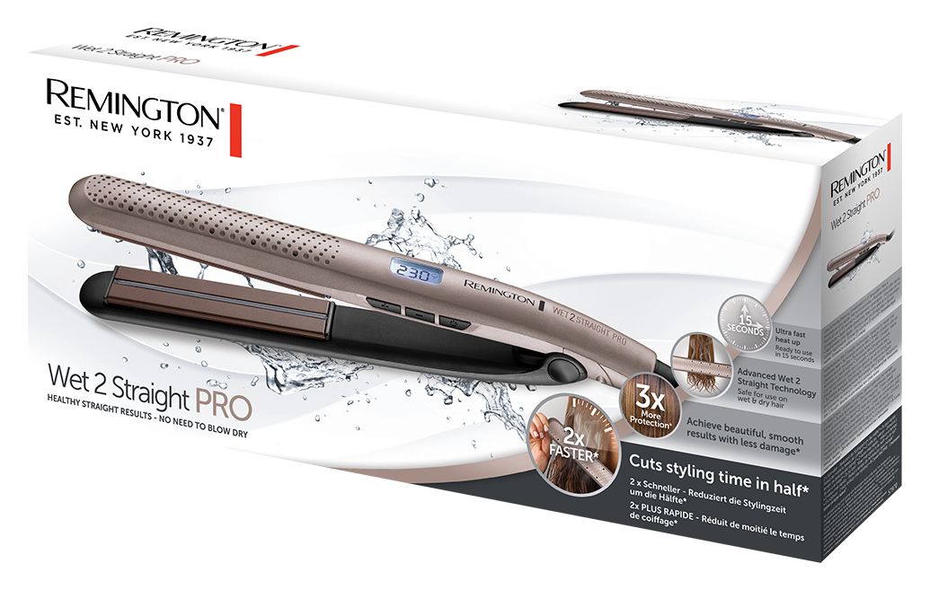 S7970 Wet 2 Straight Pro Haarglätter  (Rosa-Goldfarben) 