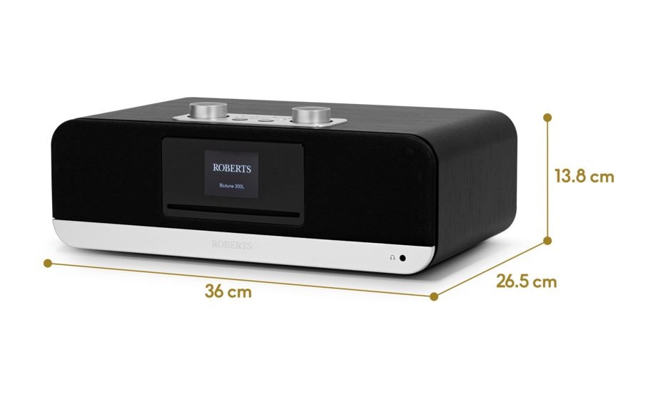 Blutune 300L Bluetooth DAB+, DMB, FM Radio  (Schwarz) 