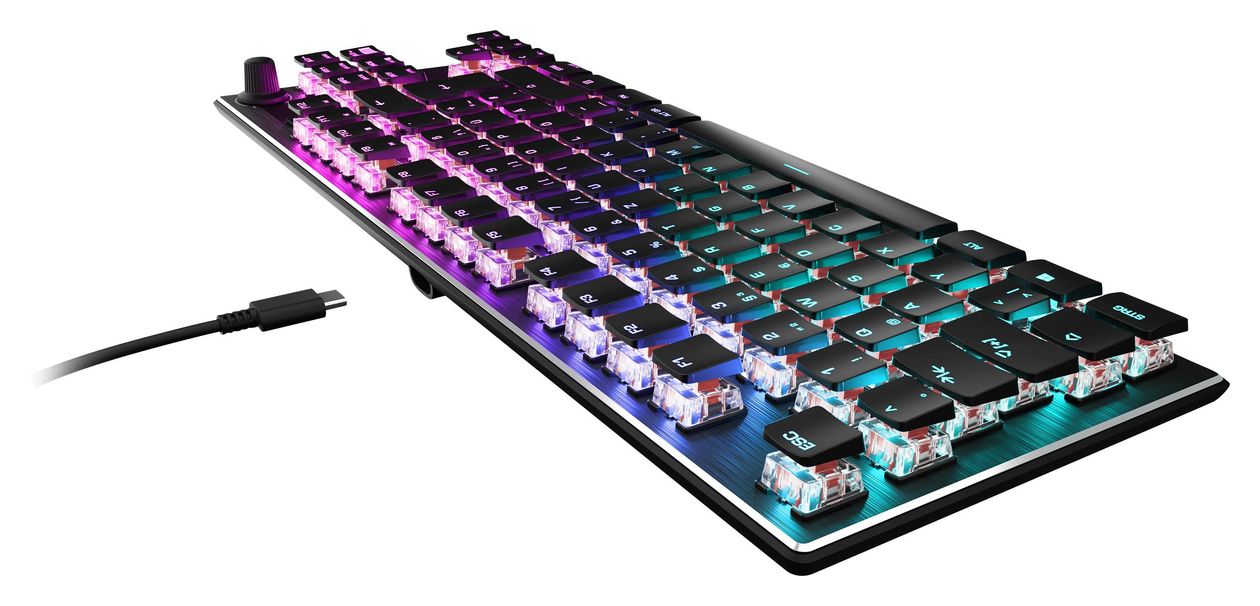 Vulcan TKL RGB-LED Gaming Tastatur USB  (Schwarz) 