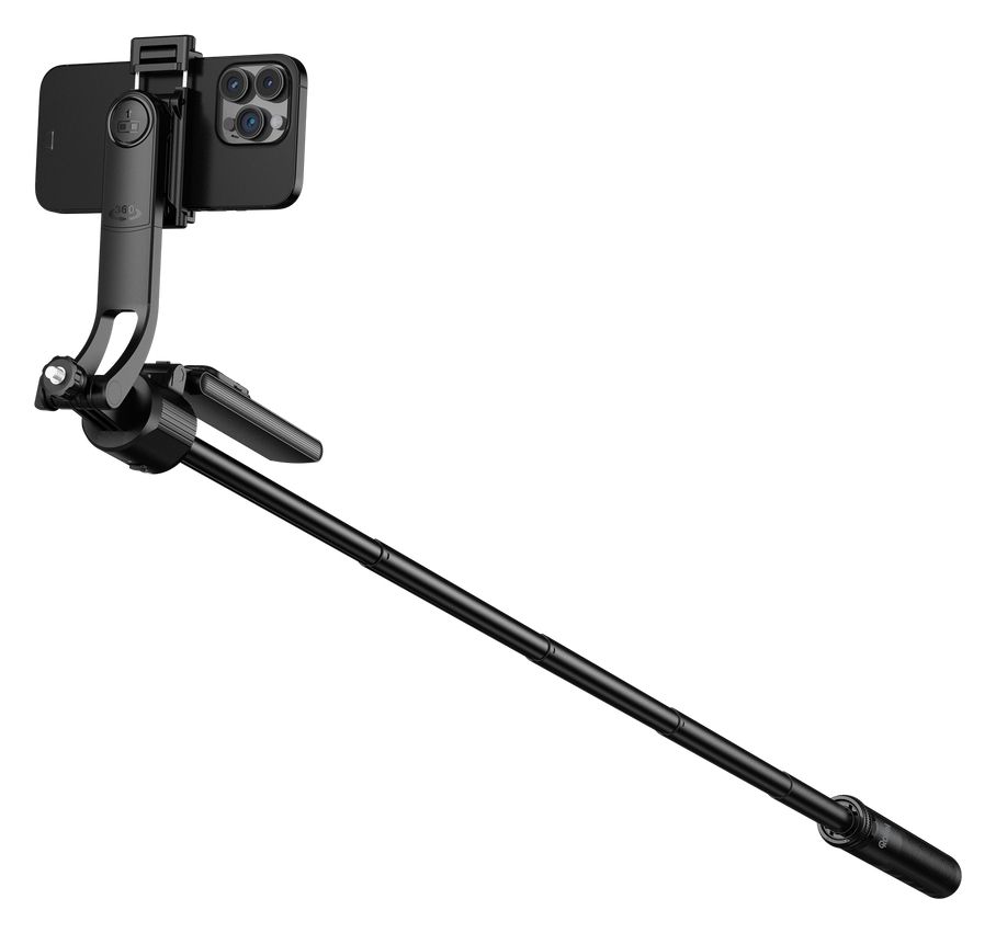 Easy Creator Quadpod mit AI Tracking 4 Bein(e) Stativ Smartphone-/Action-Kamera Bluetooth  (Schwarz) 