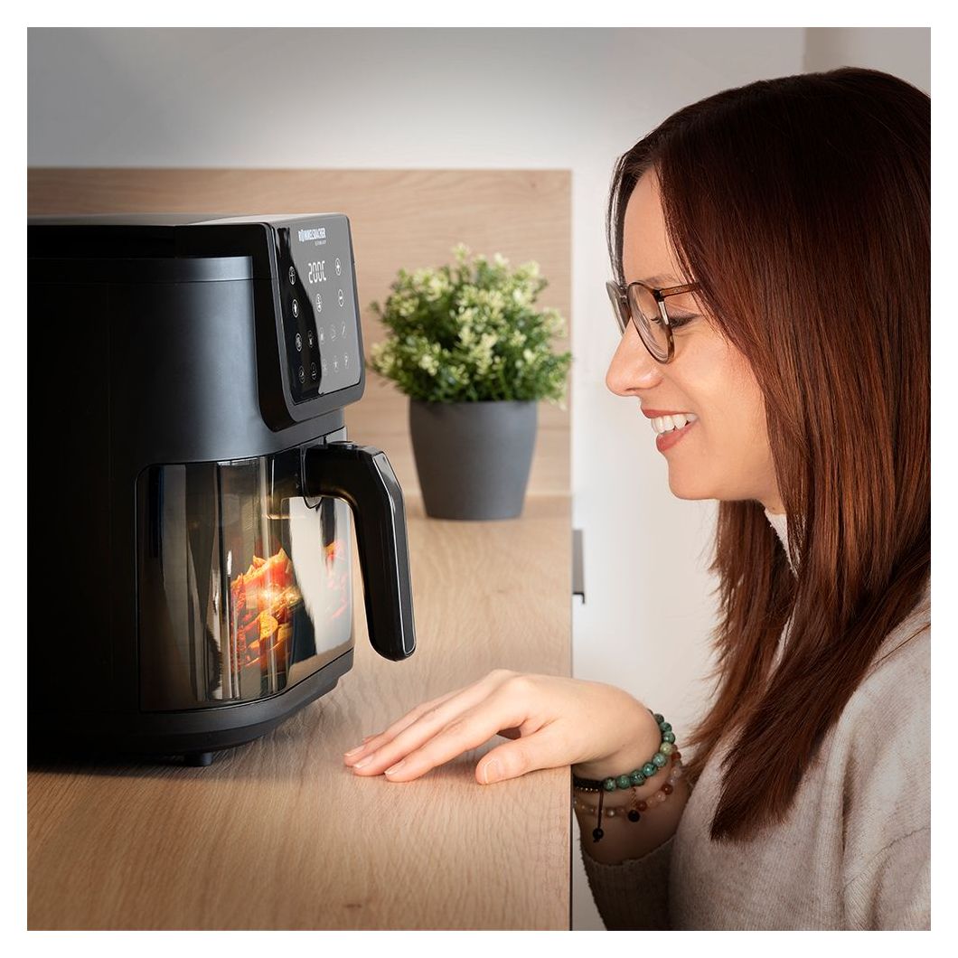 FRH1700XXL Heißluftfritteuse 8 l 1700 W  (Schwarz, Edelstahl) 