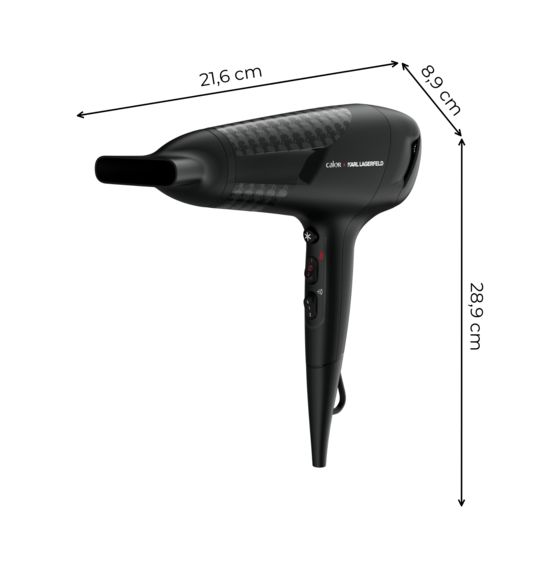 CV581L x Karl Lagerfeld Studio Dry Haartrockner 2300 W  (Schwarz) 