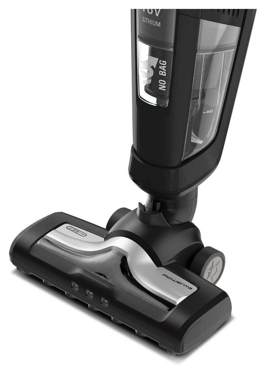 RH6735 Dual Force 2in1 Handstaubsauger Beutellos bis 45 min Laufzeit 18 V  (Schwarz) 