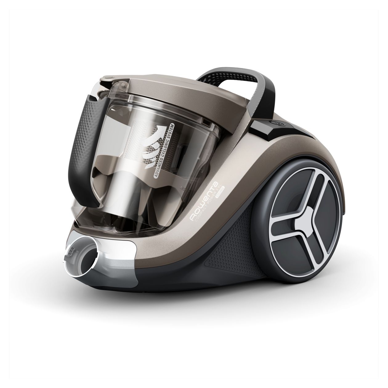 RO4B30 Compact Power XXL Bodenstaubsauger Beutellos 900 W  (Schwarz, Bronze) 