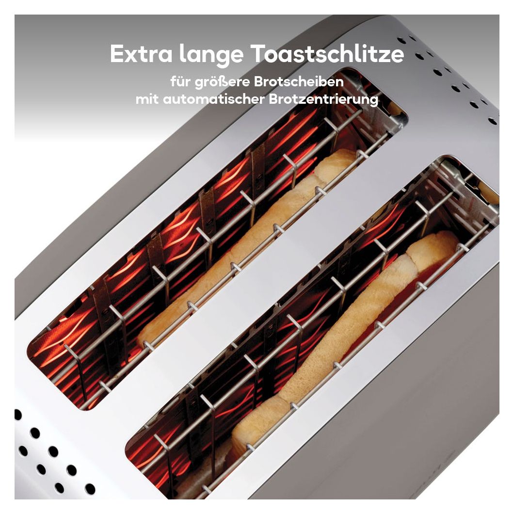 26931-56 Colours Plus Toaster 1670 W 2 Scheibe(n) 6 Stufen  (Schwarz, Mokka) 