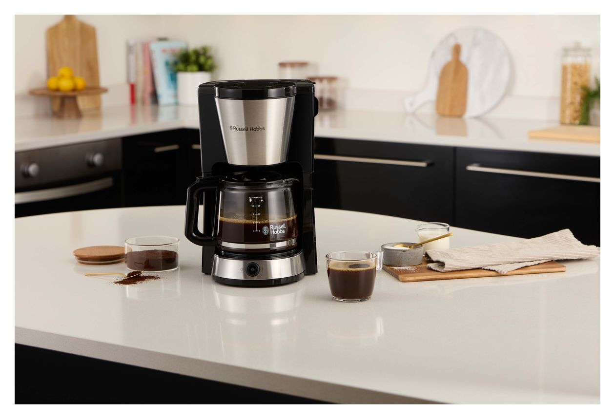 27400-56 Heaton Filterkaffeemaschine 1,2 l  (Edelstahl, Weiß) 