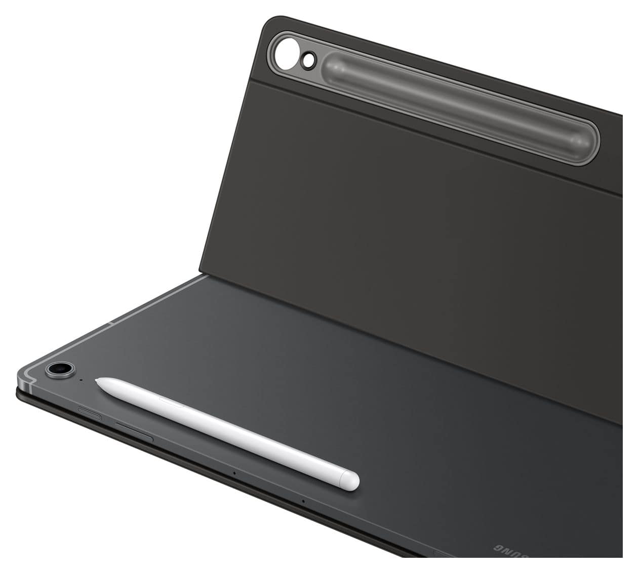 Book Cover Keyboard Slim für Samsung Galaxy Tab S10 FE+  (Schwarz) 