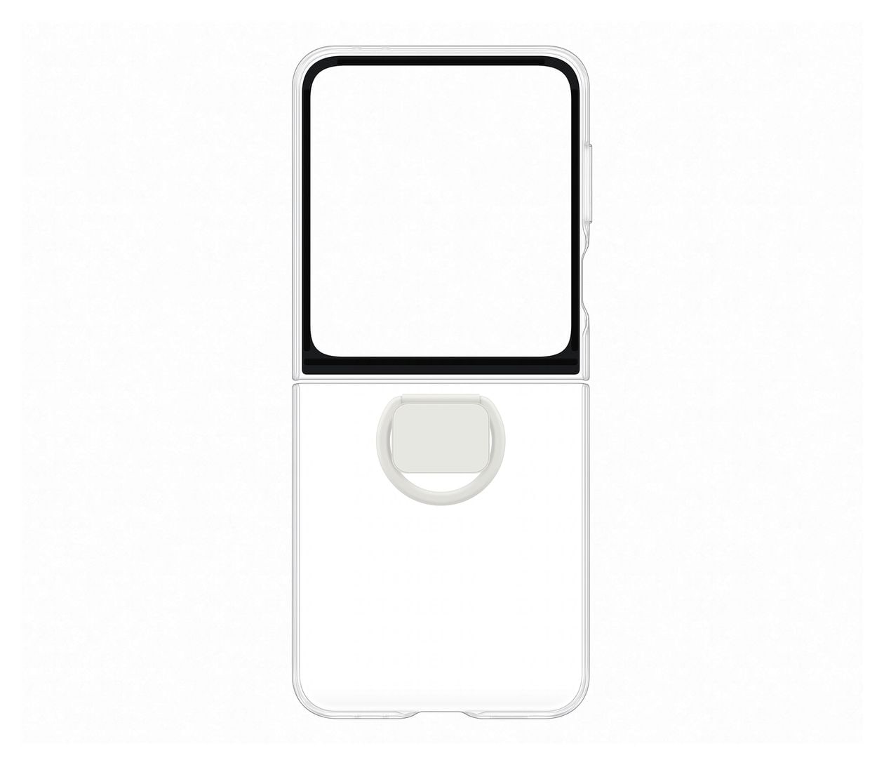 Clear Case Cover für Samsung Galaxy Z Flip6  (Transparent) 