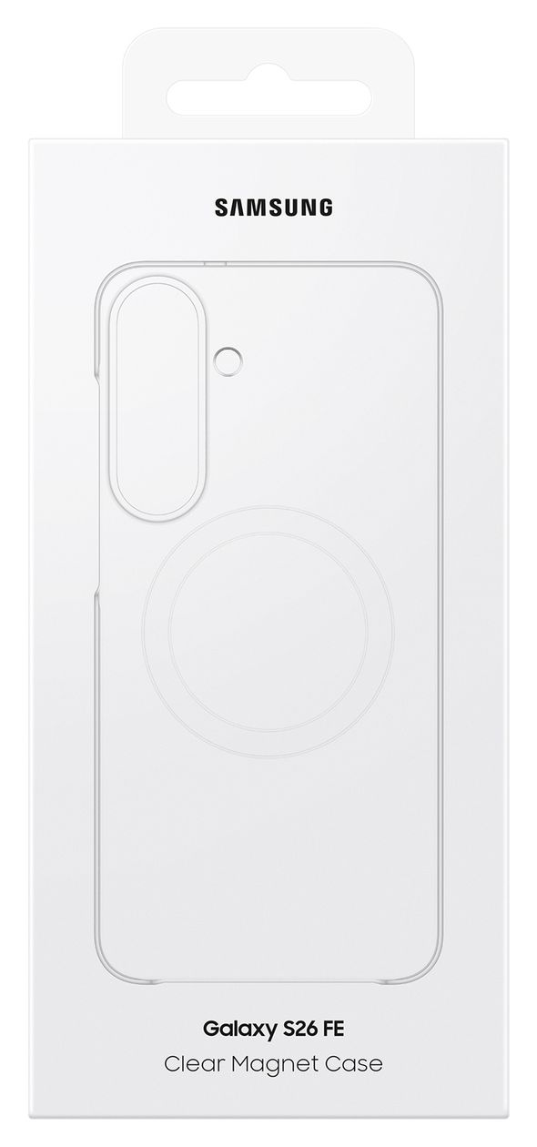 Clear Magnet Case Cover für Samsung Galaxy S26 FE  (Transparent) 