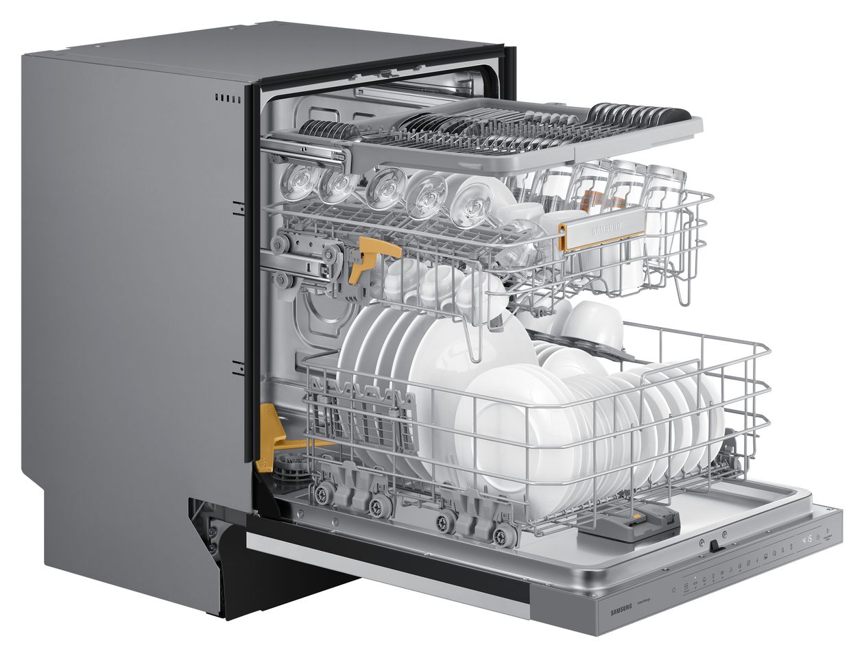 DW60BG750SSLET 60 cm Geschirrspüler teilintegriert (ohne Front) Sehr leise 14 Maßgedecke aquaStop Funktion 