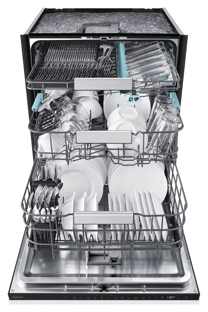 DW90H79NAB0U1 60 cm Geschirrspüler vollintegriert (ohne Front) Sehr leise 14 Maßgedecke aquaStop Funktion 
