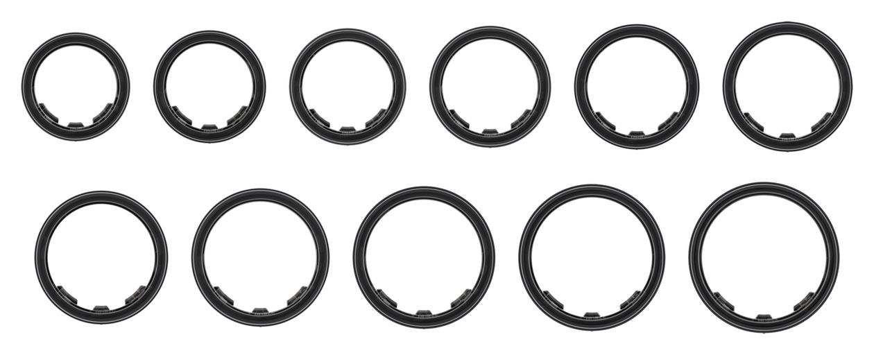 Galaxy Ring Smart Ring Größe 15  (Schwarz) 
