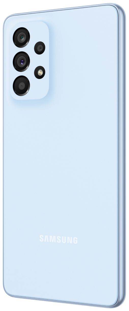 Galaxy A33 5G Smartphone 16,5 cm (6.5 Zoll) 128 GB 2,4 GHz Android 48 MP Vierfach Kamera Dual Sim (Light Blue) 