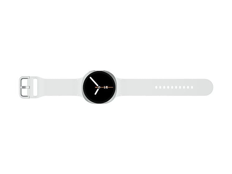Galaxy Watch8 Digital 44 mm Smartwatch Rund IP68 327 ppi  (Silber) 