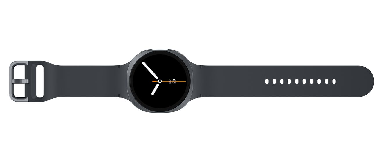 Galaxy Watch8 44 mm M/L Smartwatch Rund IP68 40 h  (Graphit) 