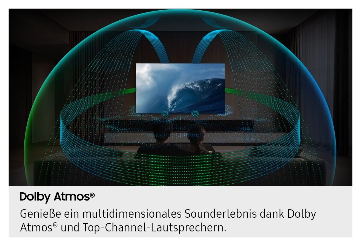 GQ55QN85FAU NeoQLED 139,7 cm (55 Zoll) Fernseher 4K Ultra HD VESA 200 x 200 mm  (Silber) 