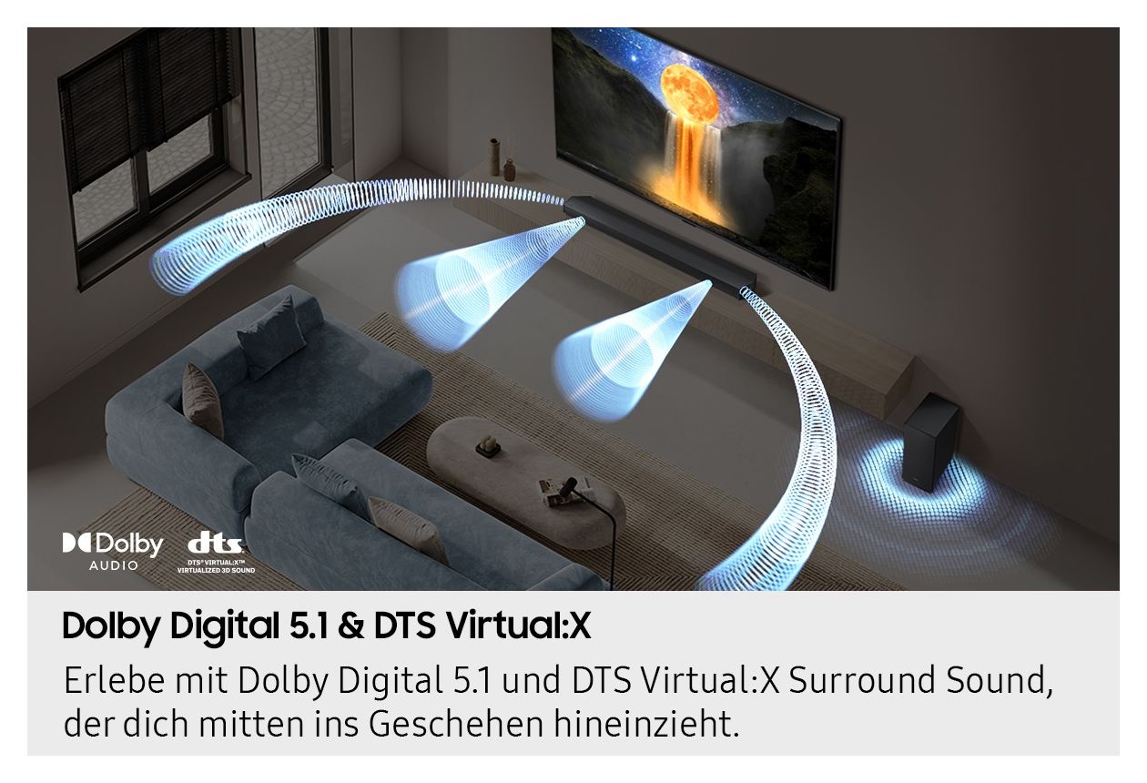 HW-B760GF Soundbar 5.1 Kanäle  (Schwarz) 