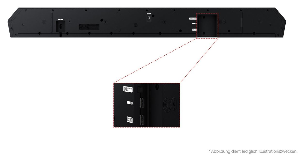 HW-Q810GH Soundbar 5.1.2 Kanäle  (Schwarz) 