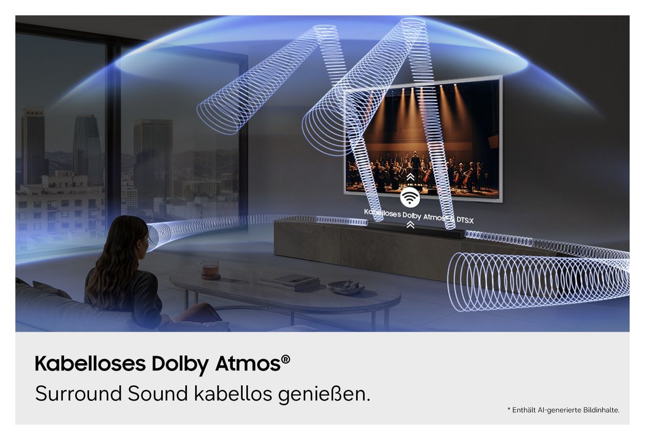 HW-QS95GH Soundbar 7.1.2 Kanäle  (Schwarz, Titan) 