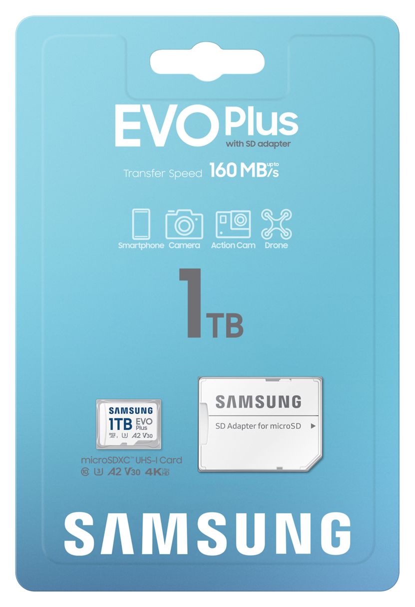 MB-MC1T0S  Evo Plus (2024) MicroSDXC Speicherkarte 1 TB Class 3 (U3) 
