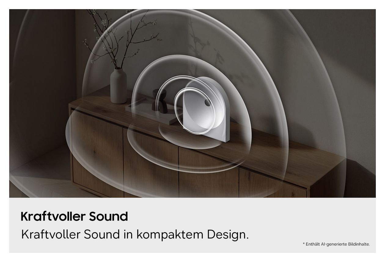 Music Studio 5 HW-LS51H/ZG Wlan Lautsprecher mit Bluetooth  (Weiß) 