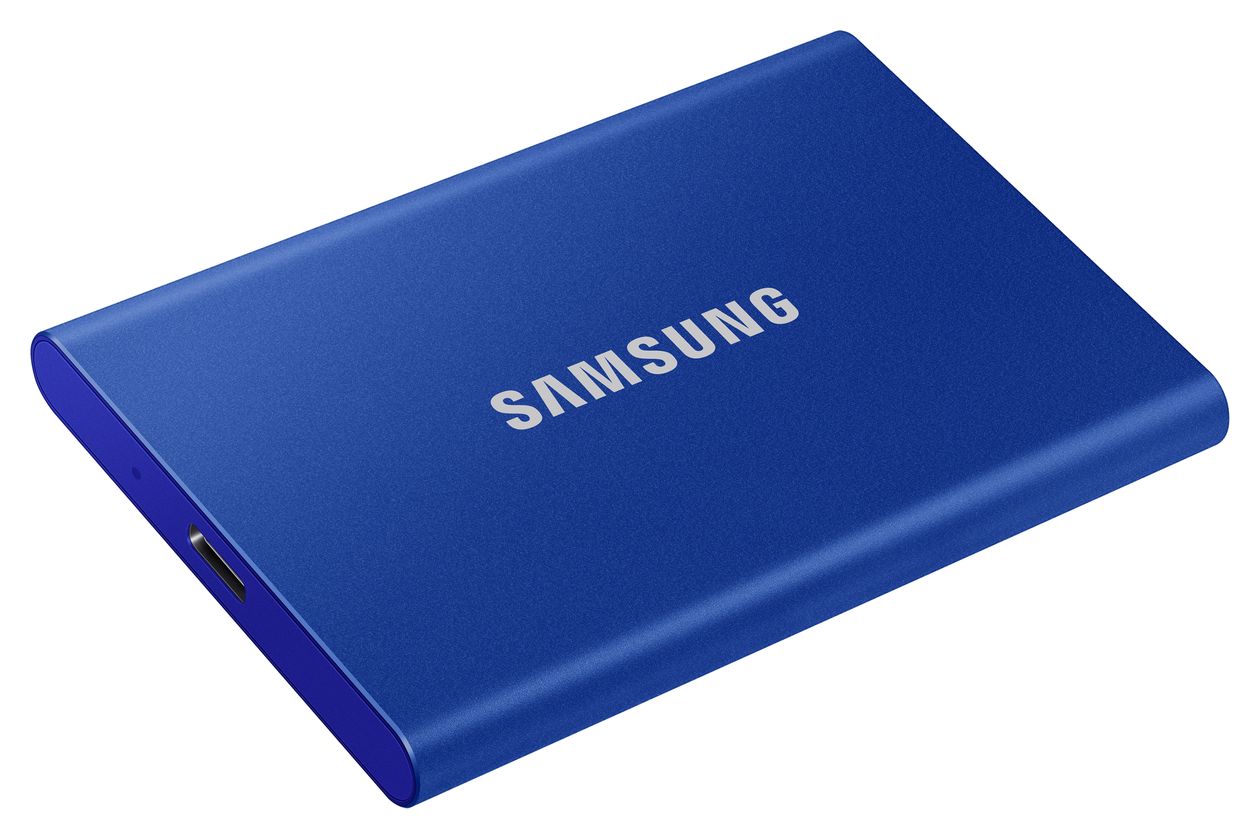 Portable SSD T7 2 TB SSD  (Blau) 