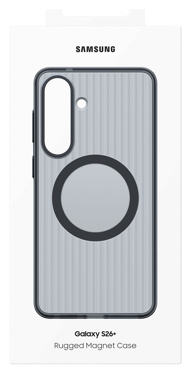 Rugged Magnet Case Cover für Samsung Galaxy  S26 Plus  (Schwarz) 