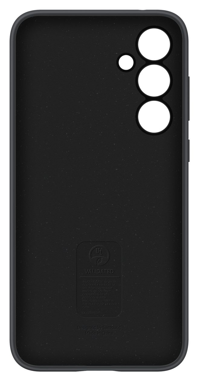Silicone Cover für Samsung Galaxy A35  (Schwarz) 