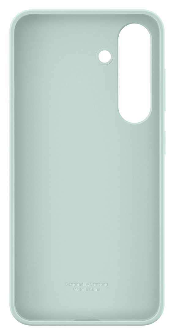 Silicone Case Cover für Samsung Galaxy S25  (Mintfarbe) 