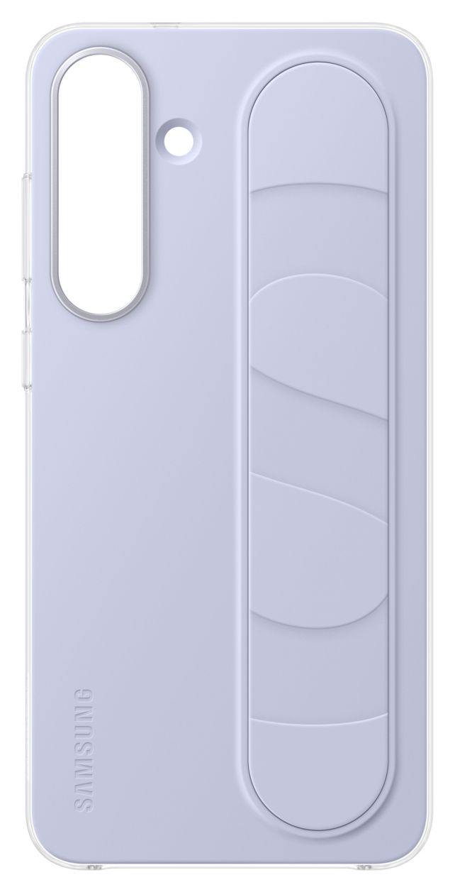 Standing Grip Case Cover für Samsung Galaxy S25 FE  (Hellblau) 