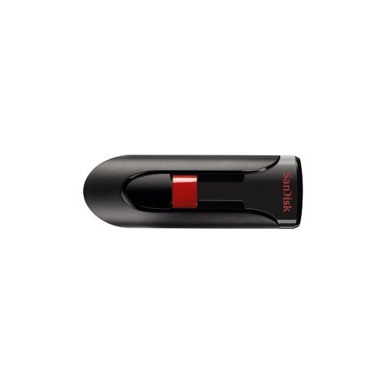 Cruzer Glide USB Typ-A Stick 128 GB  (Schwarz, Rot) 
