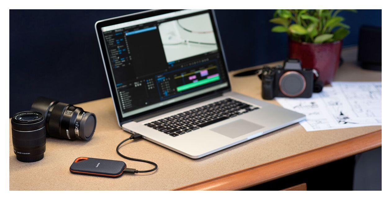 Extreme Pro Portable 2 TB SSD  (Schwarz) 