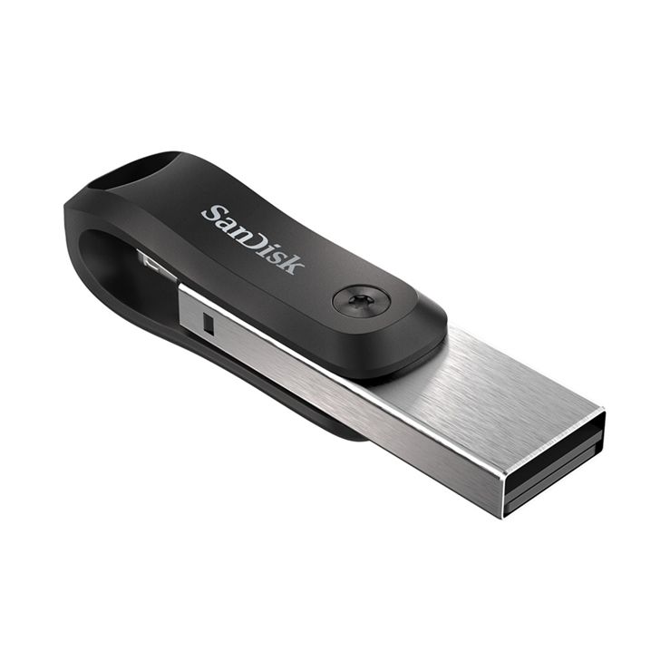 iXpand Go USB Type-A / Lightning Stick 256 GB  (Schwarz, Silber) 