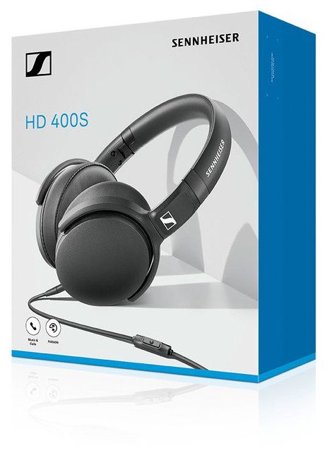 HD400S Ohraufliegender Kopfhörer Kabelgebunden (Schwarz) 