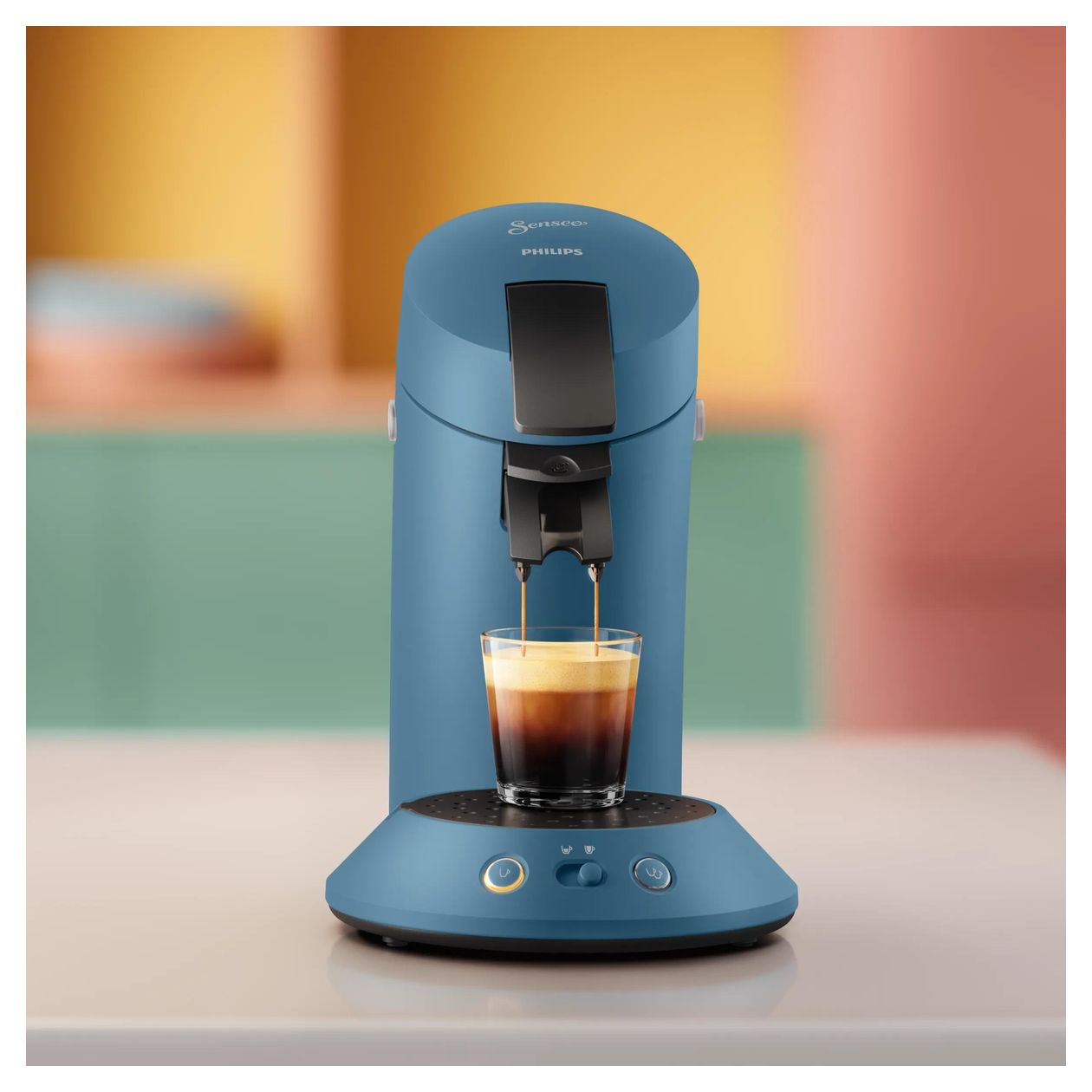 CSA210/00 Original Plus Kaffeepad Maschine  (Blau) 