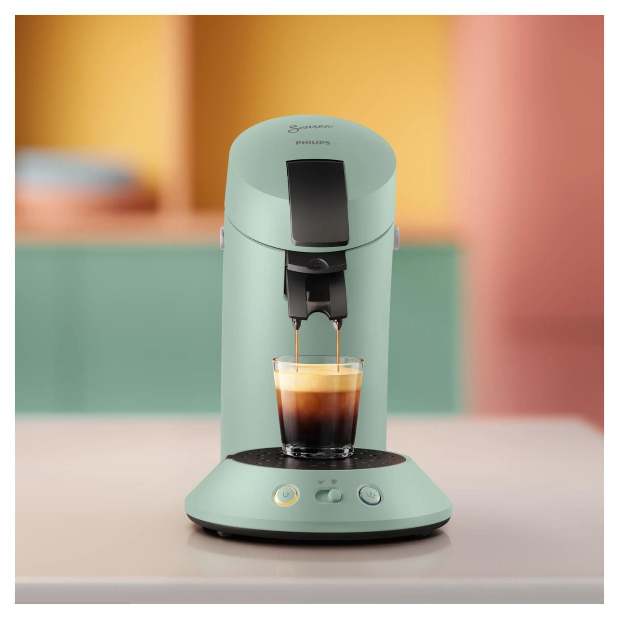CSA210/80 Original Plus Kaffeepad Maschine  (Grün) 