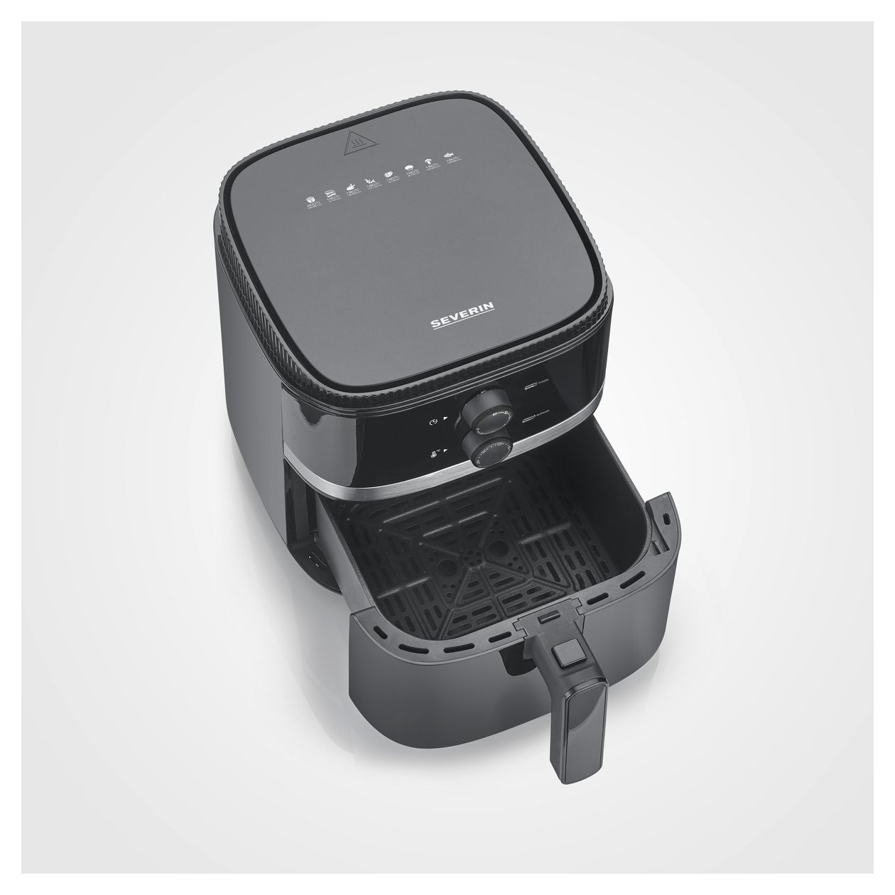 FR2452 Heißluftfritteuse 4,3 l 1500 W  (Schwarz, Silber) 