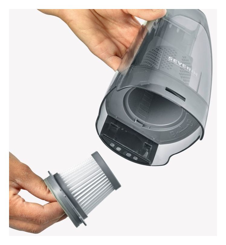 HV7147 Handstaubsauger Beutellos bis 50 min Laufzeit 18,5 V  (Schwarz, Grau, Rot) 