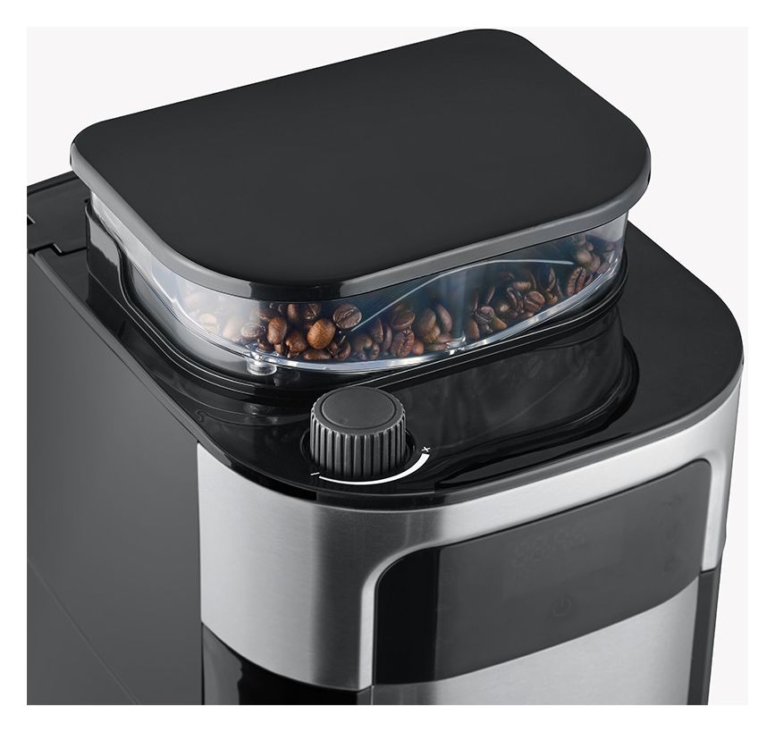 KA4814 8 Tassen Thermo Filterkaffeemaschine  (Schwarz, Edelstahl) 